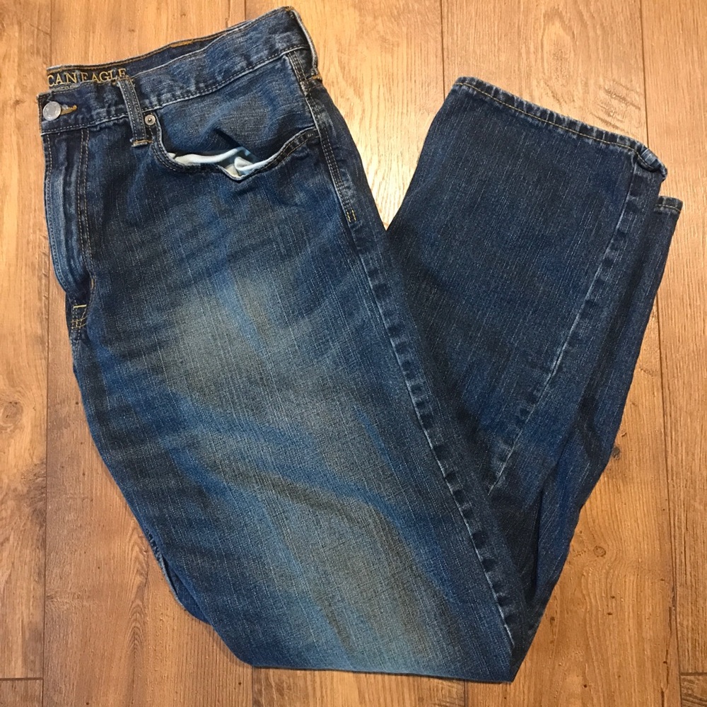 Men’s American Eagle Relaxed Straight Jeans 38x34